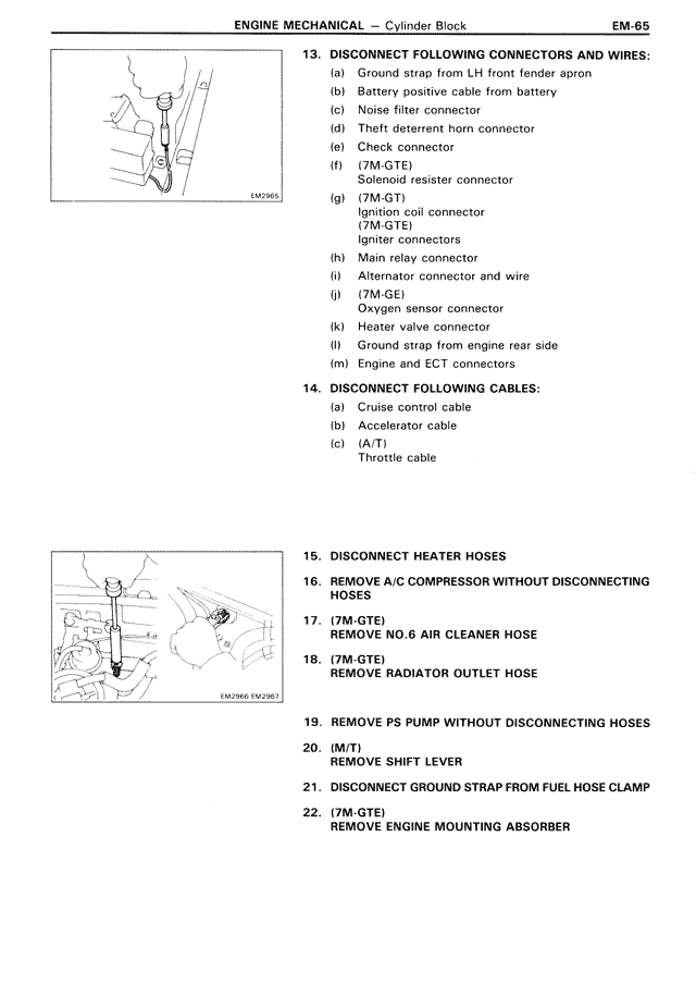 Engine Mechanical — MK3 Supra Engine Mechanical, page 65
