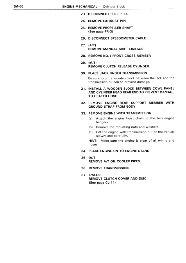 Engine Mechanical — MK3 Supra Engine Mechanical, page 66