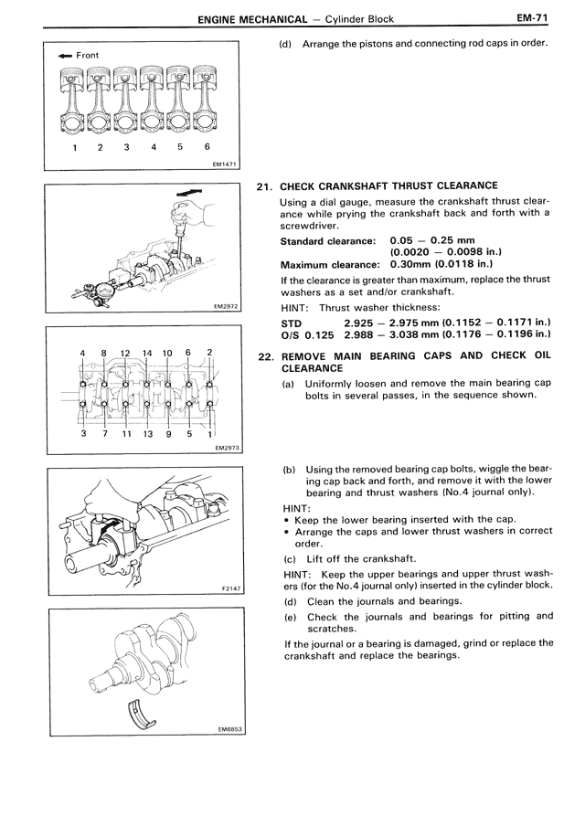 Engine Mechanical — MK3 Supra Engine Mechanical, page 71