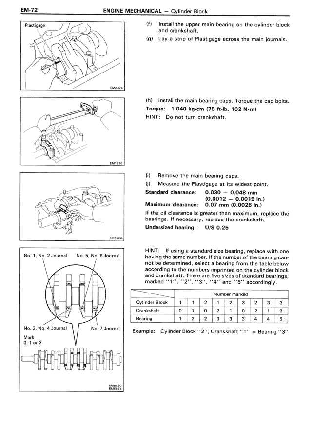 Engine Mechanical — MK3 Supra Engine Mechanical, page 72