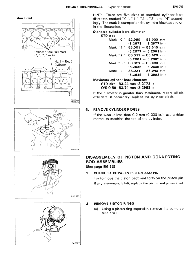 Engine Mechanical — MK3 Supra Engine Mechanical, page 75