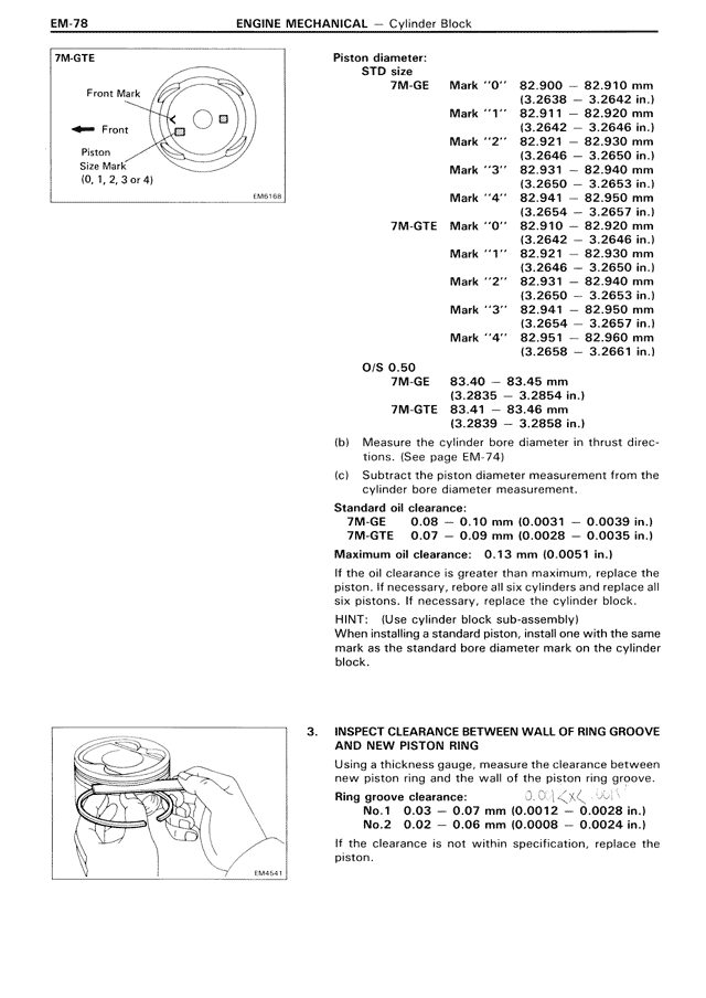 Engine Mechanical — MK3 Supra Engine Mechanical, page 78