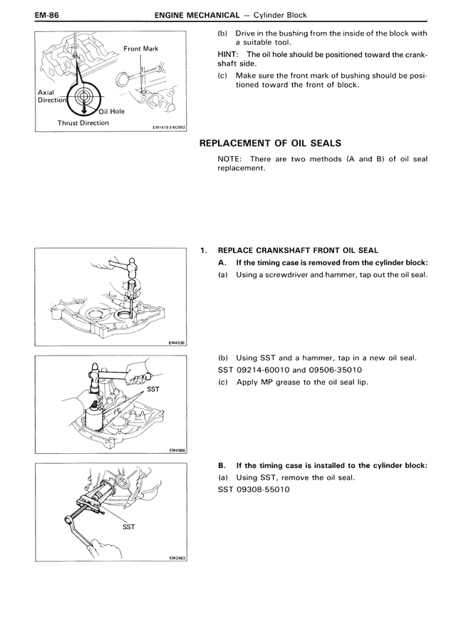 Engine Mechanical — MK3 Supra Engine Mechanical, page 86