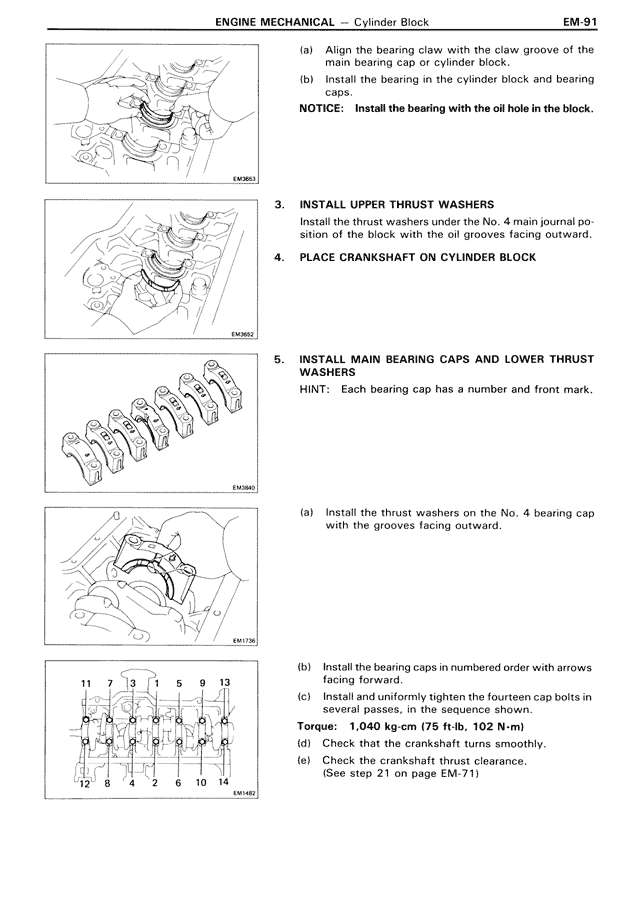 Engine Mechanical — MK3 Supra Engine Mechanical, page 91
