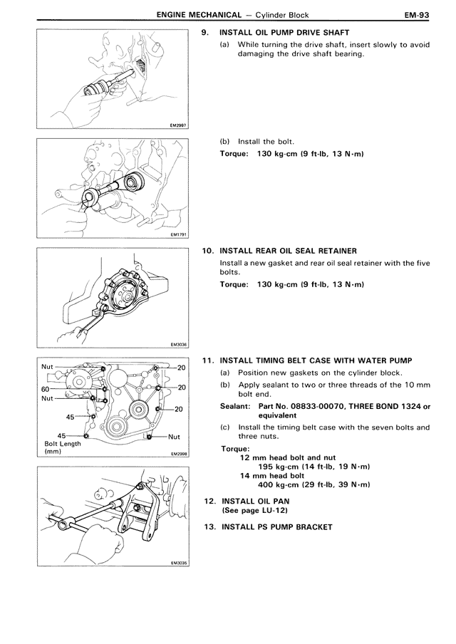 Engine Mechanical — MK3 Supra Engine Mechanical, page 93