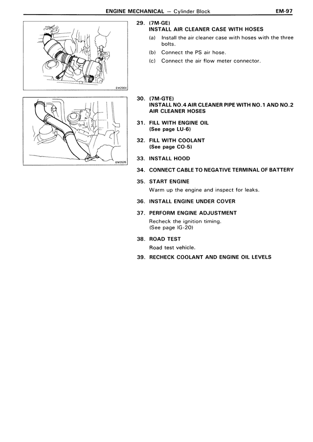Engine Mechanical — MK3 Supra Engine Mechanical, page 97