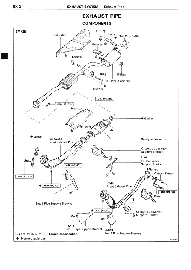 Exhaust Pipe Components — MK3 Supra Exhaust System, page 2