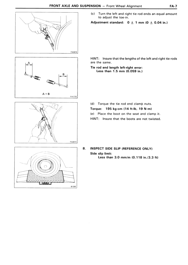 Front Axle & Suspension — MK3 Supra Front Axle & Suspension, page 7