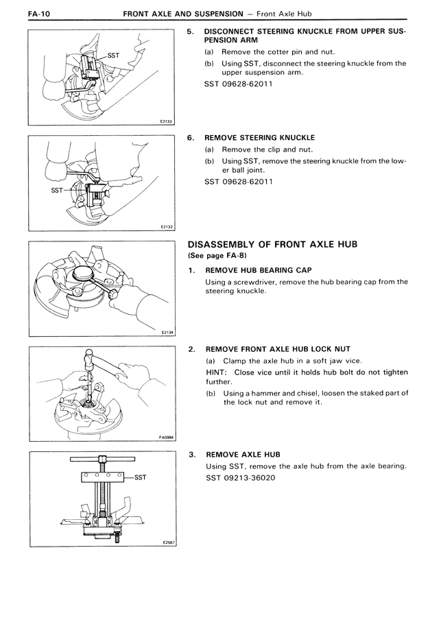 Front Axle & Suspension — MK3 Supra Front Axle & Suspension, page 10