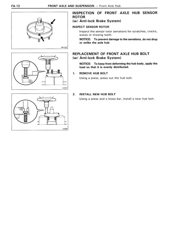 Front Axle & Suspension — MK3 Supra Front Axle & Suspension, page 12