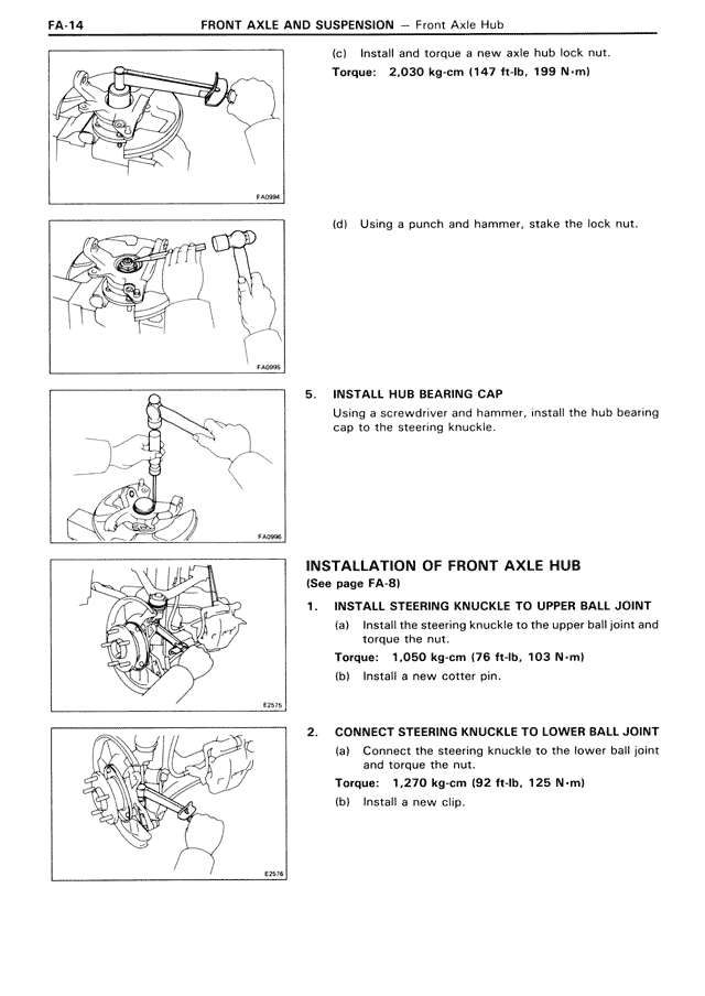 Front Axle & Suspension — MK3 Supra Front Axle & Suspension, page 14