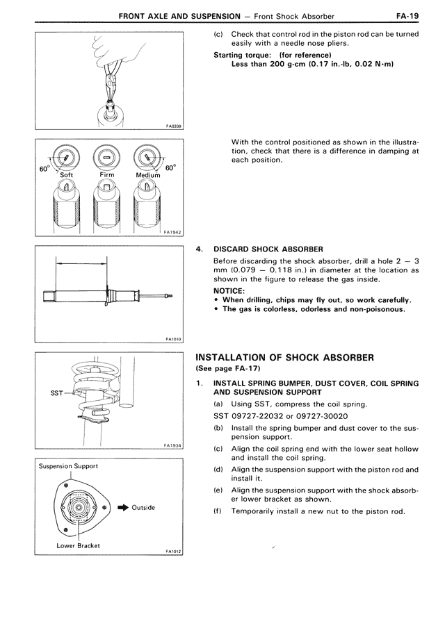 Front Axle & Suspension — MK3 Supra Front Axle & Suspension, page 19