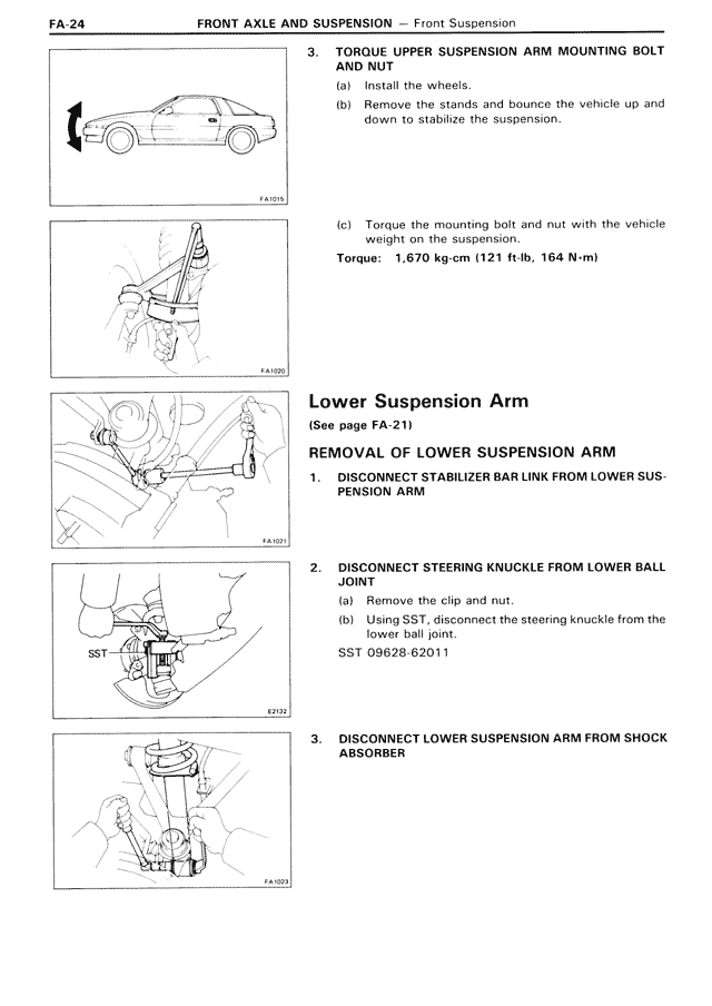 Front Axle & Suspension — MK3 Supra Front Axle & Suspension, page 24