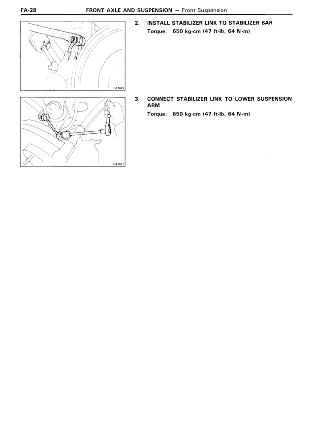 Front Axle & Suspension — MK3 Supra Front Axle & Suspension, page 28
