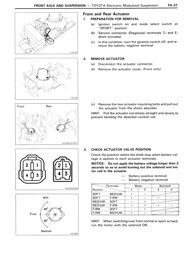 Front and Rear Actuator — MK3 Supra Front Axle & Suspension, page 37