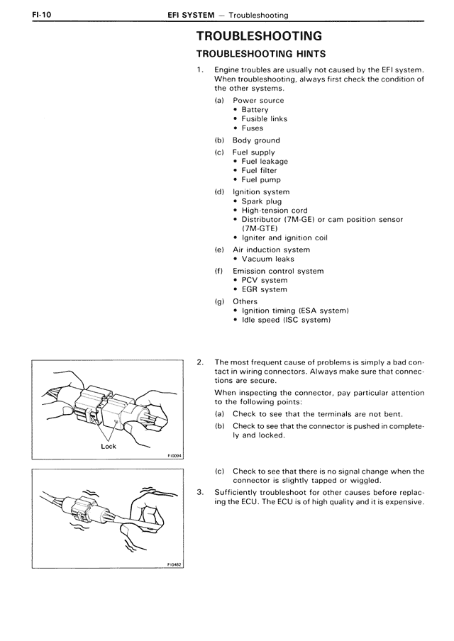 Troubleshooting — MK3 Supra EFI System, page 10