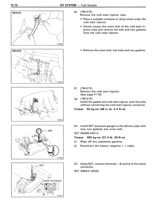 EFI System — MK3 Supra EFI System, page 72