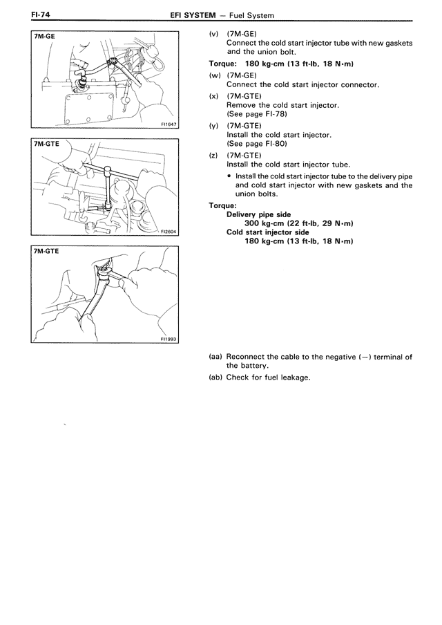 EFI System — MK3 Supra EFI System, page 74