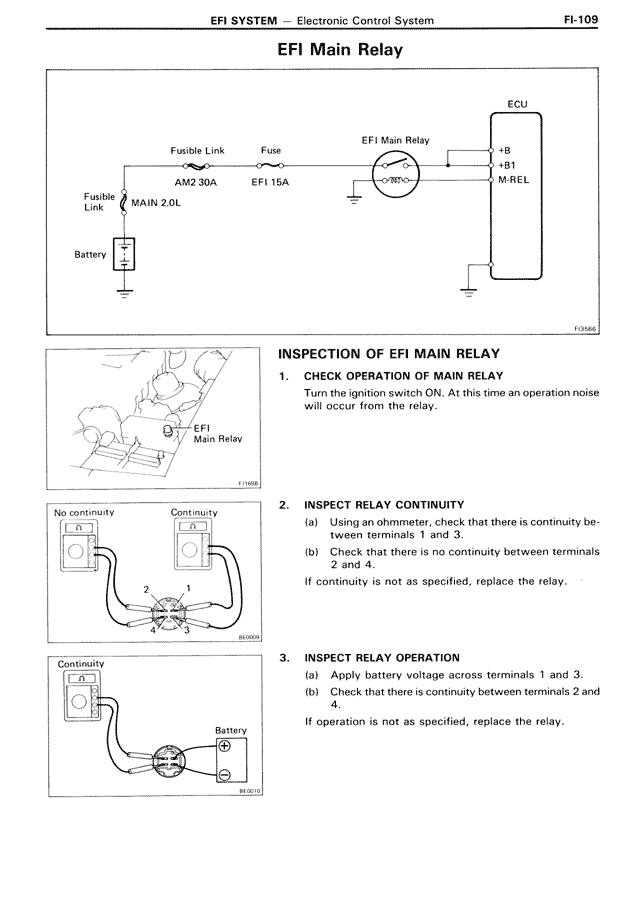 EFI Main Relay — MK3 Supra EFI System, page 109