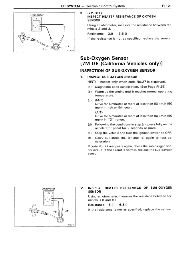 EFI System — MK3 Supra EFI System, page 121