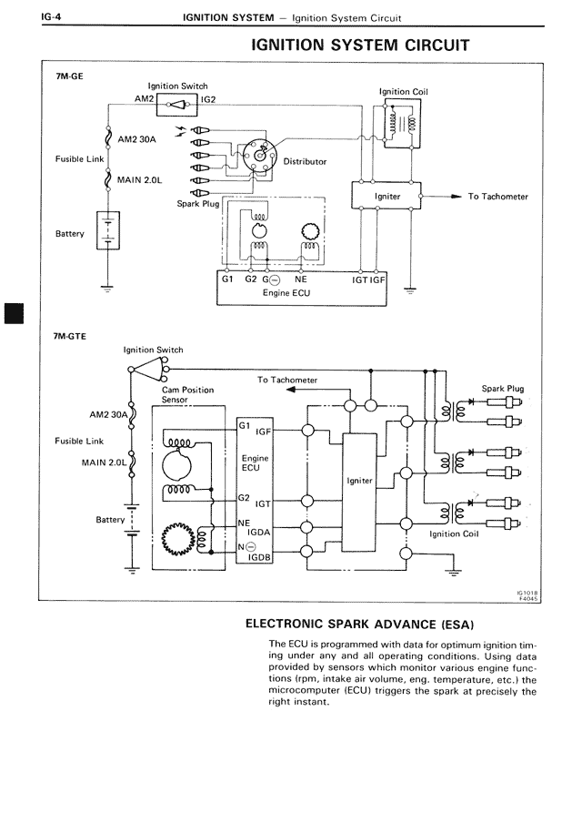 Ignition System Circuit — MK3 Supra Ignition System, page 4