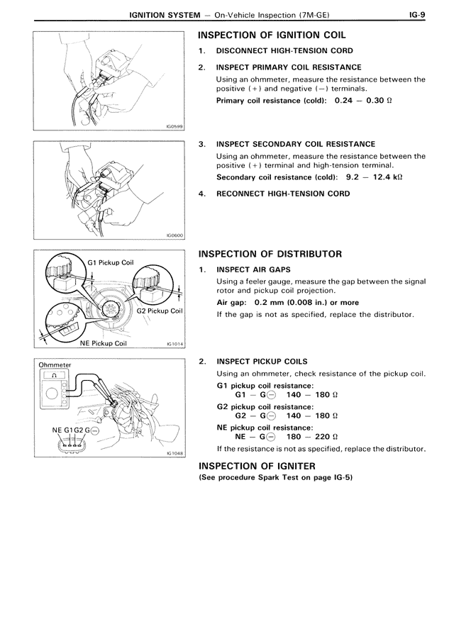Ignition System — MK3 Supra Ignition System, page 9