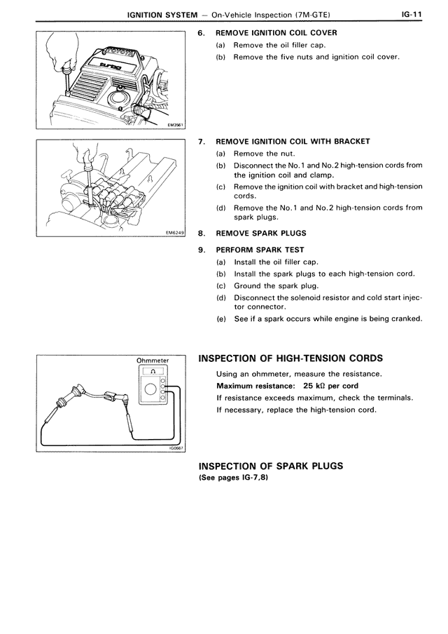 Ignition System — MK3 Supra Ignition System, page 11
