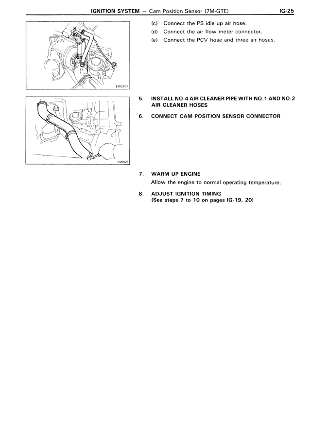 Ignition System — MK3 Supra Ignition System, page 25