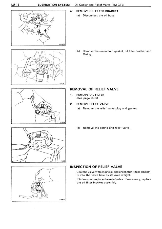 Lubrication System — MK3 Supra Lubrication System, page 16