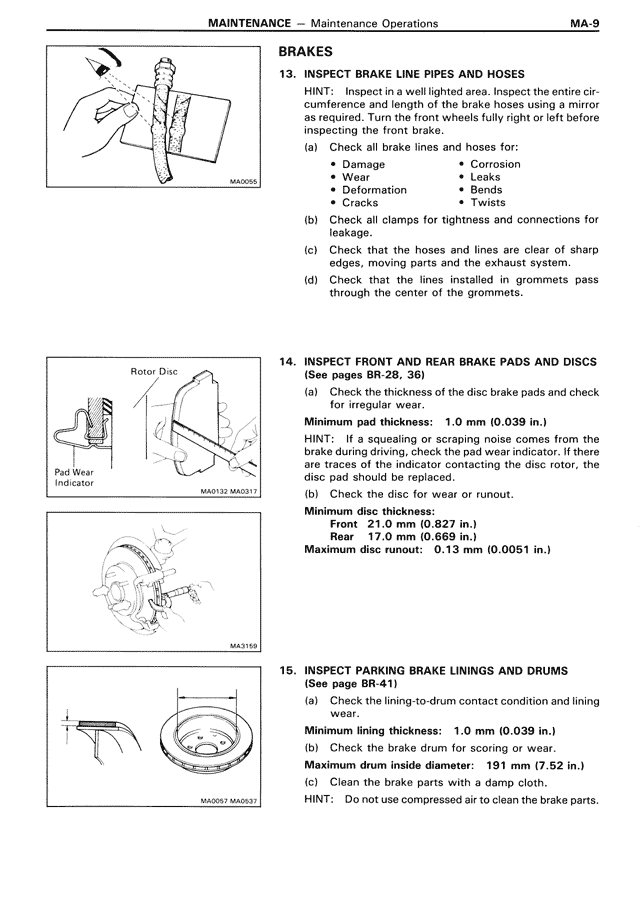 Brakes — MK3 Supra Maintenance, page 9