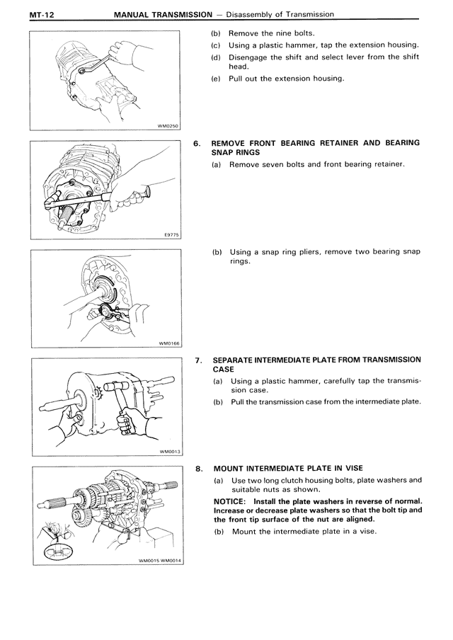 Manual Transmission — MK3 Supra Manual Transmission, page 12