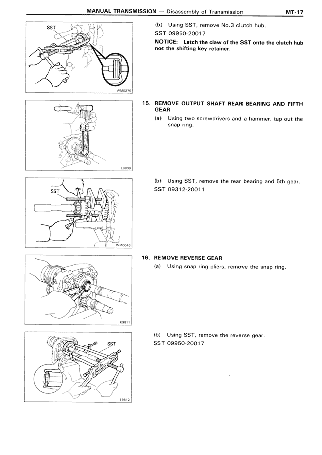 Manual Transmission — MK3 Supra Manual Transmission, page 17