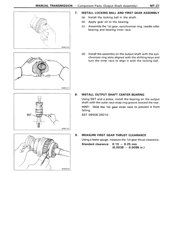 Manual Transmission — MK3 Supra Manual Transmission, page 27