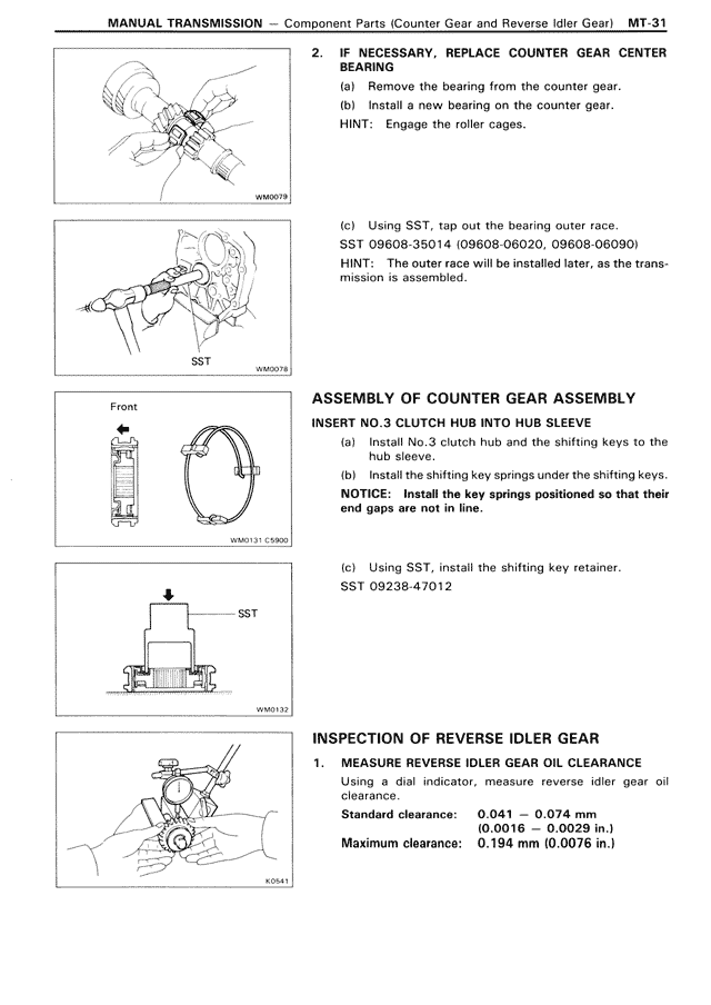 Manual Transmission — MK3 Supra Manual Transmission, page 31