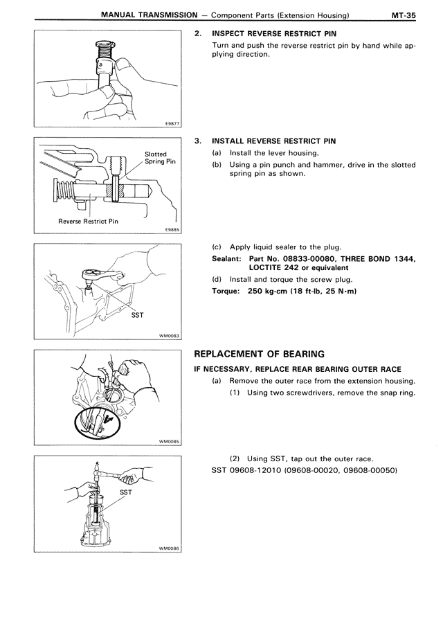 Manual Transmission — MK3 Supra Manual Transmission, page 35