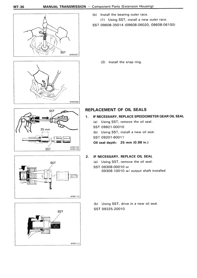 Manual Transmission — MK3 Supra Manual Transmission, page 36