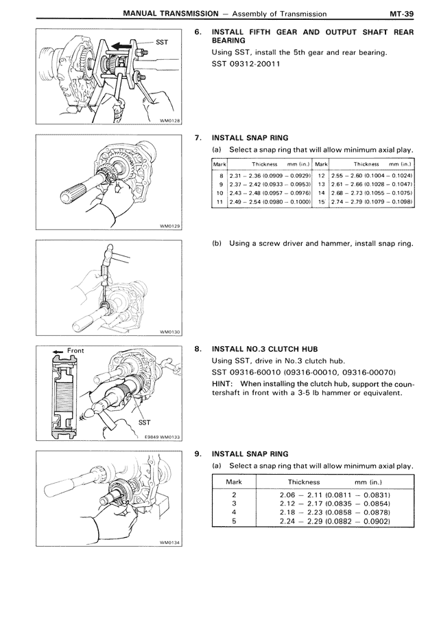 Manual Transmission — MK3 Supra Manual Transmission, page 39