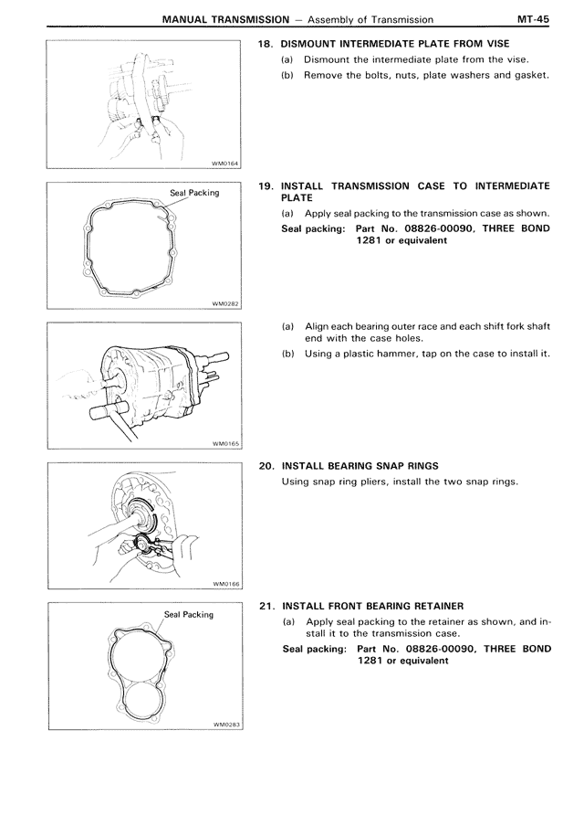 Manual Transmission — MK3 Supra Manual Transmission, page 45