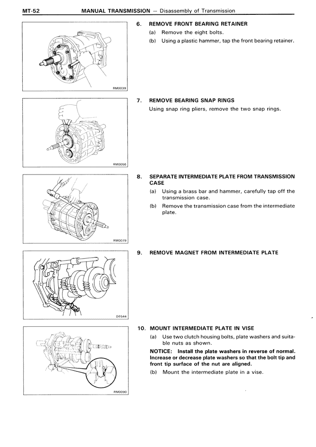 Manual Transmission — MK3 Supra Manual Transmission, page 52