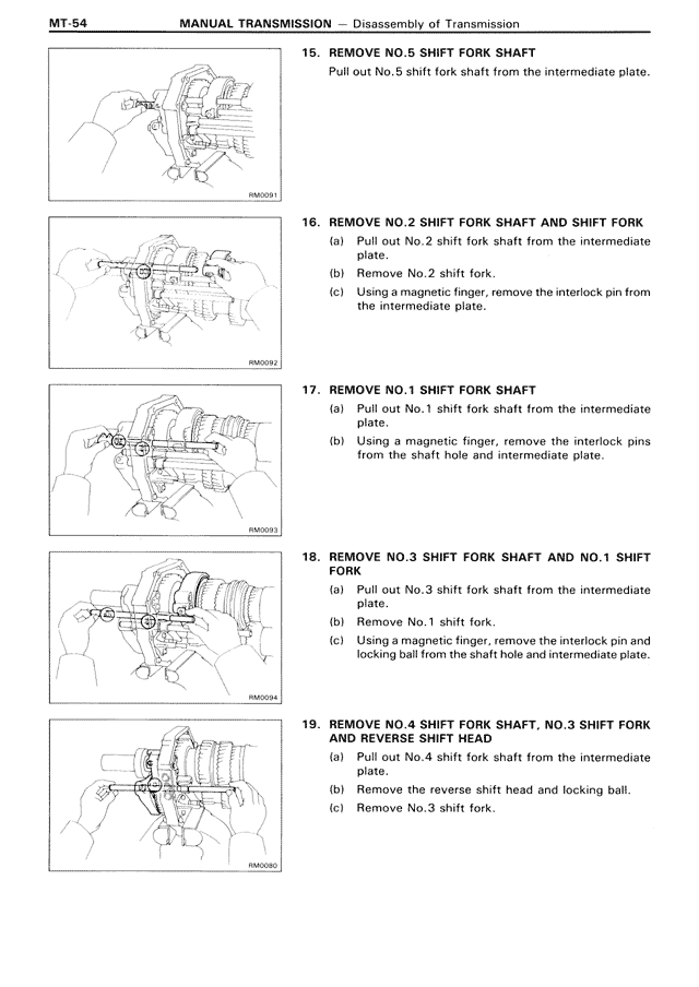 Manual Transmission — MK3 Supra Manual Transmission, page 54