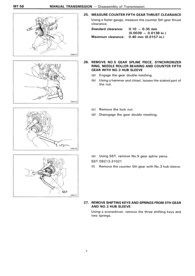Manual Transmission — MK3 Supra Manual Transmission, page 56