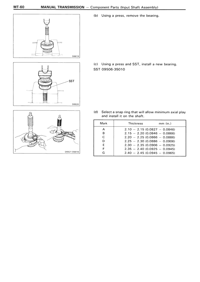 Manual Transmission — MK3 Supra Manual Transmission, page 60