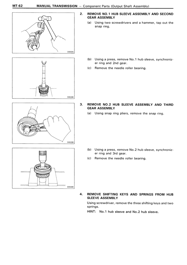 Manual Transmission — MK3 Supra Manual Transmission, page 62