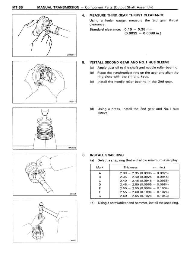 Manual Transmission — MK3 Supra Manual Transmission, page 66