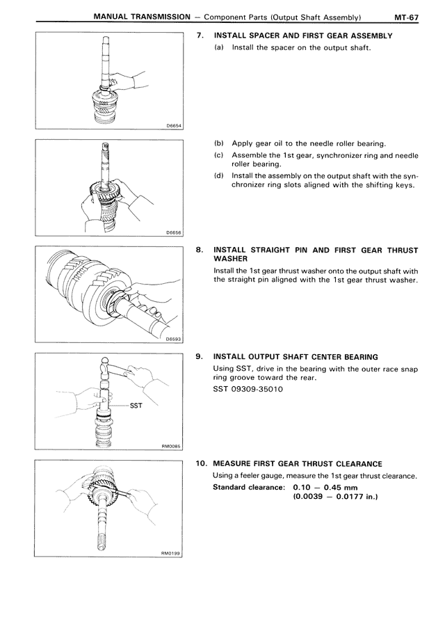 Manual Transmission — MK3 Supra Manual Transmission, page 67