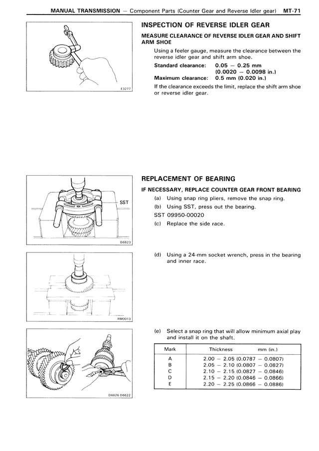 Manual Transmission — MK3 Supra Manual Transmission, page 71