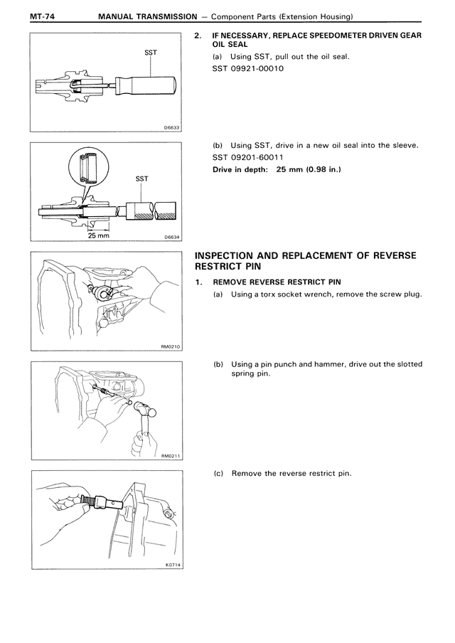 Manual Transmission — MK3 Supra Manual Transmission, page 74