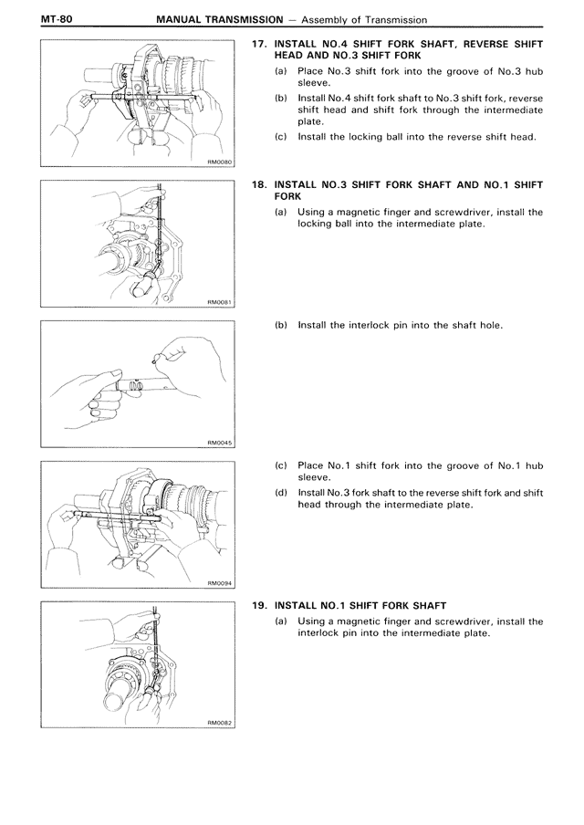 Manual Transmission — MK3 Supra Manual Transmission, page 80