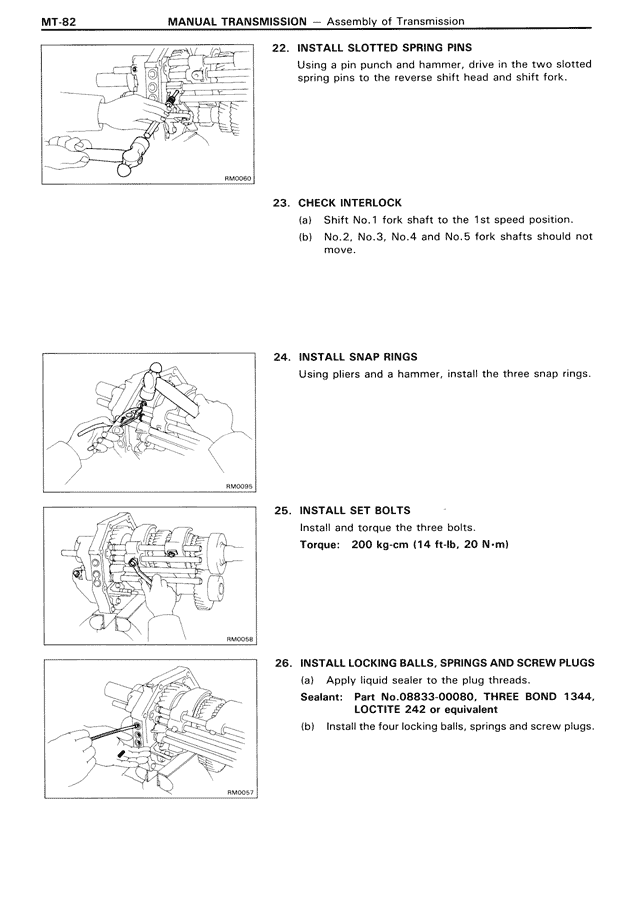 Manual Transmission — MK3 Supra Manual Transmission, page 82