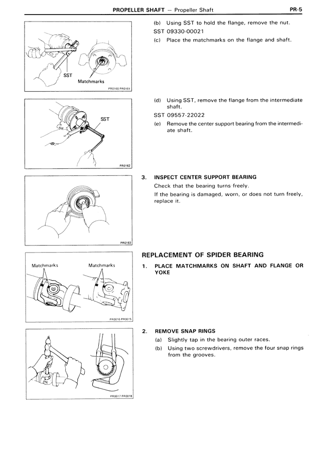 Propeller Shaft — MK3 Supra Propeller Shaft, page 5